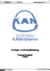 KAN instruction festwertregelset montageanleitung k600622